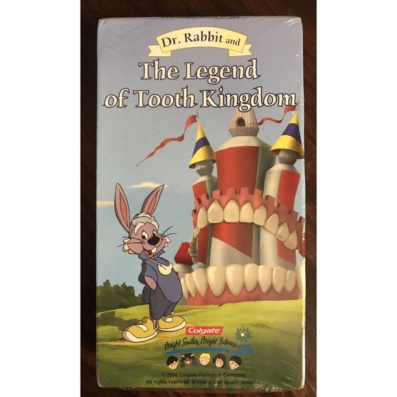 Other - Dr. Rabbit & The Legend of Tooth Kingdom VHS Colgate Animated Kids New Sealed